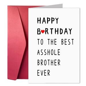Birthday Brother, Adult - 5.3" x 5.3"